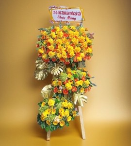 Kệ Hoa Chúc Mừng Cao Cấp KT071