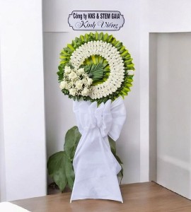 Vòng Hoa Chia Buồn Giá Rẻ CB114